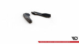 Heck Ansatz Flaps Diffusor V.2 für Ford Focus Hatchback ST Mk4 schwarz Hochglanz