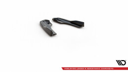 Heck Ansatz Flaps Diffusor V.3 für Ford Focus Hatchback ST Mk4 schwarz Hochglanz