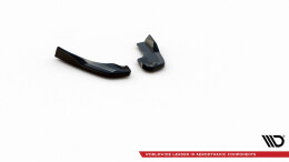 Heck Ansatz Flaps Diffusor V.3 für Ford Focus Hatchback ST Mk4 schwarz Hochglanz