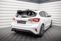 Heck Ansatz Flaps Diffusor V.3 passend für (passend für heckansatz v.2) Ford Focus Hatchback ST Mk4 schwarz Hochglanz