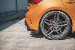 Heck Ansatz Flaps Diffusor V.3 passend für (passend für heckansatz v.2) Ford Focus Hatchback ST Mk4 schwarz Hochglanz