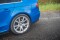 Heck Ansatz Flaps Diffusor für Audi S4 / A4 S-Line B8 Limousine schwarz Hochglanz