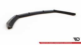 Cup Spoilerlippe Front Ansatz V.6 passend für Seat Leon Cupra / FR Mk3 FL schwarz Hochglanz