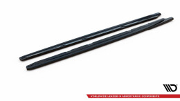 Seitenschweller Ansatz Cup Leisten V.5 passend für Seat Leon Cupra / FR Mk3 / Mk3 Facelift schwarz Hochglanz