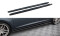Seitenschweller Ansatz Cup Leisten V.5 passend für Seat Leon Cupra / FR Mk3 / Mk3 Facelift schwarz Hochglanz