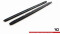 Seitenschweller Ansatz Cup Leisten V.5 passend für Seat Leon Cupra / FR Mk3 / Mk3 Facelift schwarz Hochglanz