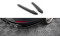 Heck Ansatz Flaps Diffusor V.2 passend für Seat Leon Cupra Mk3 FL Sportstourer schwarz Hochglanz