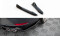Heck Ansatz Flaps Diffusor V.3 passend für Seat Leon Cupra Mk3 FL Sportstourer schwarz Hochglanz