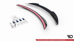 Heck Spoiler Aufsatz Abrisskante passend für Mercedes-Benz CLS AMG-Line / 53AMG C257 schwarz Hochglanz