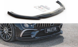 Cup Spoilerlippe Front Ansatz V.1 passend für Mercedes-Benz CLS AMG-Line / 53AMG C257 schwarz Hochglanz