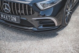 Cup Spoilerlippe Front Ansatz V.1 passend für Mercedes-Benz CLS AMG-Line / 53AMG C257 schwarz Hochglanz