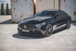 Cup Spoilerlippe Front Ansatz V.2 für Mercedes-AMG CLS 53 C257 schwarz Hochglanz