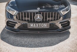 Cup Spoilerlippe Front Ansatz V.3 passend für Mercedes-Benz CLS AMG-Line / 53AMG C257 schwarz Hochglanz
