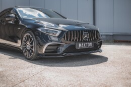 Cup Spoilerlippe Front Ansatz V.3 passend für Mercedes-Benz CLS AMG-Line / 53AMG C257 schwarz Hochglanz