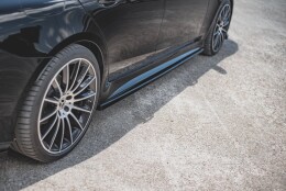 Seitenschweller Ansatz Cup Leisten passend für Mercedes-Benz CLS AMG-Line / 53AMG C257 schwarz Hochglanz