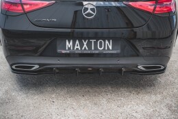 Heck Ansatz Diffusor passend für Mercedes-Benz CLS...