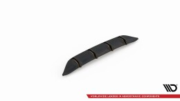 Heck Ansatz Diffusor passend für Mercedes-Benz CLS AMG-Line C257 schwarz Hochglanz