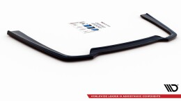 Mittlerer Cup Diffusor Heck Ansatz passend für Mercedes-Benz CLS AMG-Line C257 schwarz Hochglanz