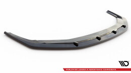 Cup Spoilerlippe Front Ansatz V.2 passend für Audi RS6 C8 schwarz Hochglanz