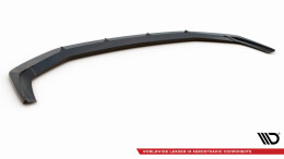 Cup Spoilerlippe Front Ansatz V.2 passend für Audi RS6 C8 schwarz Hochglanz