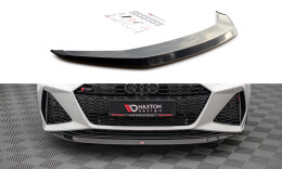 Cup Spoilerlippe Front Ansatz V.3 für Audi RS6 / RS7 C8 Carbon Look