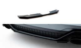 Street+ Mittlerer Diffusor Heck Ansatz passend für Audi RS6 C8 / C8 FL schwarz Hochglanz