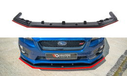 Cup Spoilerlippe Front Ansatz V.4 für SUBARU WRX STI...