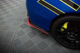 Heck Ansatz Flaps Diffusor V.2 passend für SUBARU WRX STI schwarz Hochglanz