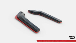 Heck Ansatz Flaps Diffusor V.2 passend für SUBARU WRX STI schwarz Hochglanz
