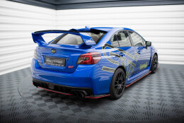 Street+ Heck Ansatz Flaps V.2 passend für Subaru WRX STI schwarz Hochglanz