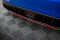 Mittlerer Cup Diffusor Heck Ansatz passend für V.2 SUBARU WRX STI schwarz Hochglanz