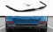 Mittlerer Cup Diffusor Heck Ansatz passend für Audi A6 S-Line C8 schwarz Hochglanz