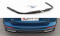 Mittlerer Cup Diffusor Heck Ansatz DTM Look passend für Audi A6 S-Line C8 schwarz Hochglanz