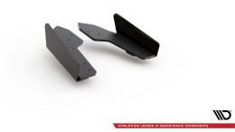 Street Pro Heck Ansatz Flaps Diffusor passend für Audi RS3 8V Sportback SCHWARZ+ HOCHGLANZ FLAPS