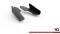 Street Pro Heck Ansatz Flaps Diffusor passend für Audi RS3 8V Sportback SCHWARZ+ HOCHGLANZ FLAPS