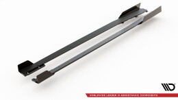Street Pro Seitenschweller Ansatz Cup Leisten passend für Audi RS3 8V Sportback FLAPS HOCHGLANZ
