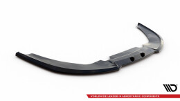 Cup Spoilerlippe Front Ansatz V.2 passend für Audi RS4 B7 schwarz Hochglanz