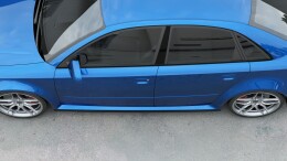 Seitenschweller Ansatz Cup Leisten passend für Audi RS4 B7 Carbon Look