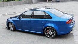 Seitenschweller Ansatz Cup Leisten passend für Audi RS4 B7 Carbon Look
