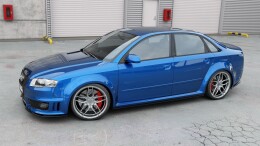 Seitenschweller Ansatz Cup Leisten passend für Audi RS4 B7 Carbon Look