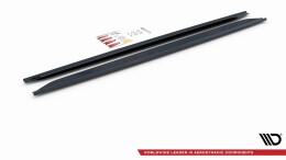 Seitenschweller Ansatz Cup Leisten passend für Audi RS4 B7 Carbon Look