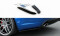 Heck Ansatz Flaps Diffusor V.1 passend für Audi RS4 Limousine B7 schwarz Hochglanz