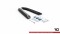Heck Ansatz Flaps Diffusor V.1 passend für Audi RS4 Limousine B7 schwarz Hochglanz