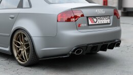 Heck Ansatz Flaps Diffusor V.2 für Audi RS4...