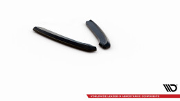 Heck Ansatz Flaps Diffusor passend für Porsche 911 Carrera 991 schwarz Hochglanz