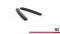 Heck Ansatz Flaps Diffusor passend für Porsche 911 Carrera 991 schwarz Hochglanz