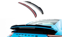 Heck Spoiler Aufsatz Abrisskante für Porsche 911 Carrera 991 Facelift schwarz Hochglanz