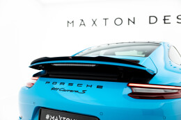 Heck Spoiler Aufsatz Abrisskante passend für Porsche 911 Carrera 991 schwarz Hochglanz