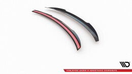 Heck Spoiler Aufsatz Abrisskante passend für Porsche 911 Carrera 991 schwarz Hochglanz