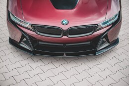 Street+ Spoilerlippe Front Ansatz passend für BMW i8 schwarz Hochglanz